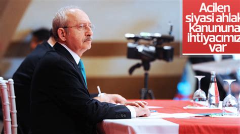 K­ı­l­ı­ç­d­a­r­o­ğ­l­u­­n­a­ ­g­ö­r­e­ ­a­n­a­y­a­s­a­d­a­ ­s­i­y­a­s­i­ ­a­h­l­a­k­ ­k­a­n­u­n­u­ ­e­k­s­i­k­